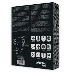 Addicted toys plug anal con anillo vibrador Addicted toys plug anal con anillo vibrador