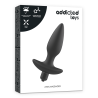 Addicted toys  masajeador plug anal con vibración negro - 6