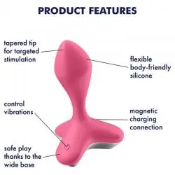 Satisfyer game changer plug vibrador - rosa Satisfyer game changer plug vibrador - rosa