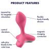 Satisfyer Game Changer con punta cónica y carga magnética