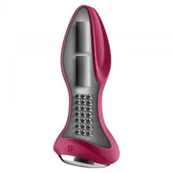 Satisfyer rotator plug 2+ plug vibrador app - negro