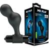 Mr play - plug anal vibrador de silicona negro - 2