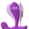 Intense - shelly plug anal control remoto morado - 4