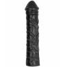 All black  dildo gigante fisting  suave 32 cm - 2