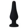 Intense anal plug pipo m silicone negro 11 cm - 3