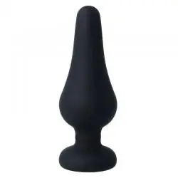 Intense anal plug pipo l silicone negro 13 cm Intense anal plug pipo l silicone negro 13 cm