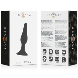 Intense anal level 2 11.5cm negro