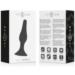 Intense anal level 3 12.5cm negro Intense anal level 3 12.5cm negro