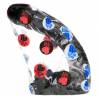 All black dildo realistico 19cm - 3