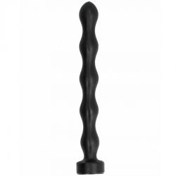 All black anal plug ball 32cm