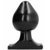 Plug anal All Black en forma de gota con base en T