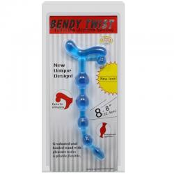 Bendy twist bolas anales azul