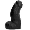 All black realistic dong negro 17cm - 2