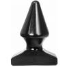 All black anal plug 17cm - 2
