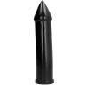 Dildo negro All Black Torpedo con punta cónica