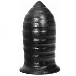 All black anal plug 16cm