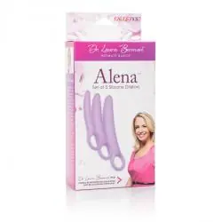Dr laura berman alena set de 3 dilatador vaginal silicona