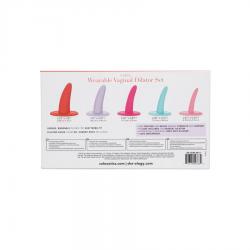 Calex kit 5pc dilatadores vaginales o anales multicolor