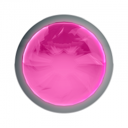 Coquette chic desire plug anal de metal talla l cristal pink 4 x 9cm