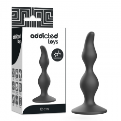Addicted toys anal sexual plug 12cm negro