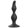 Addicted toys anal sexual plug 12cm negro - 3