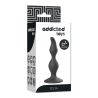 Addicted toys anal sexual plug 12cm negro - 5