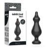 Addicted toys anal sexual plug 13.6cm negro - 2