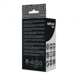 Addicted toys anal sexual plug 13.6cm negro