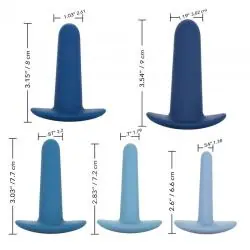 Calex wearable anal training set 5 pieces Calex wearable anal training set 5 pieces