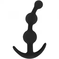 Ohmama plug anal de silicona curvado 13 cm