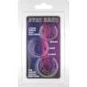 Sevencreations juego tres anillos pene lila - 2