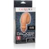 Packing penis  pene de silicona 12.75cm caramelo - 3