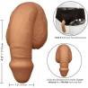 Packing penis  pene de silicona 12.75cm caramelo - 4