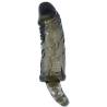 Baile funda extensora pene con strap para testiculos 11.5 cm - 2