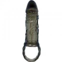 Baile funda extensora pene con strap para testiculos 11.5 cm