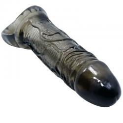 Baile funda extensora pene con strap para testiculos 11.5 cm