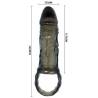 Baile funda extensora pene con strap para testiculos 11.5 cm - 6
