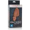 Caja del packing penis Packer Gear 4 pulgadas en marrón