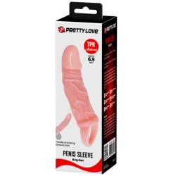 Baile funda extensora pene con strap para testiculos 13.5cm - 4