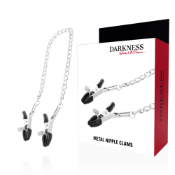 Darkness pinzas ajustables para pezones metal