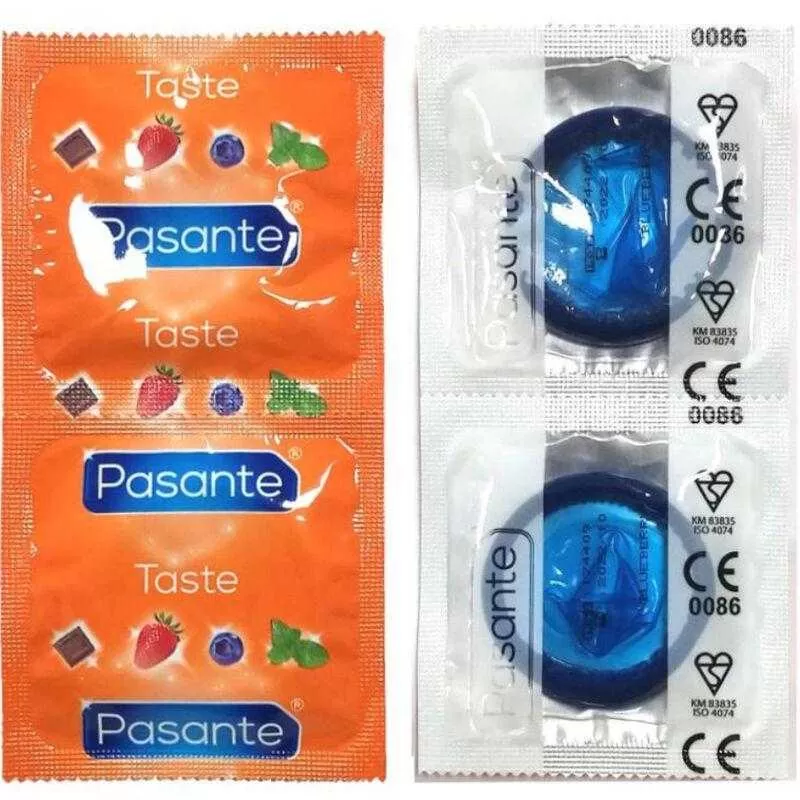 Pasante - preservativo sabor arandano bolsa 144 unidades