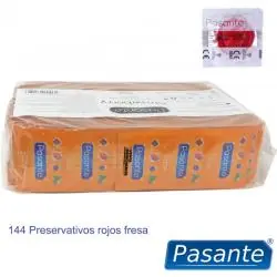 Pasante - preservativo sabor fresa bolsa 144 unidades Pasante - preservativo sabor fresa bolsa 144 unidades