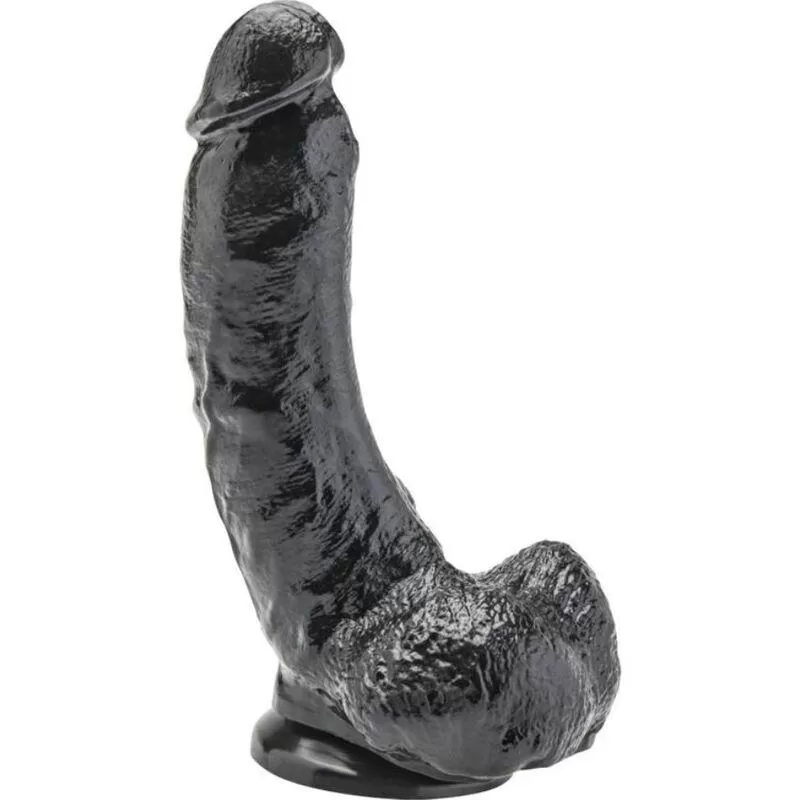 Get real - dildo 20,5 cm con testiculos negro