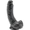 Get real - dildo 20,5 cm con testiculos negro - 1
