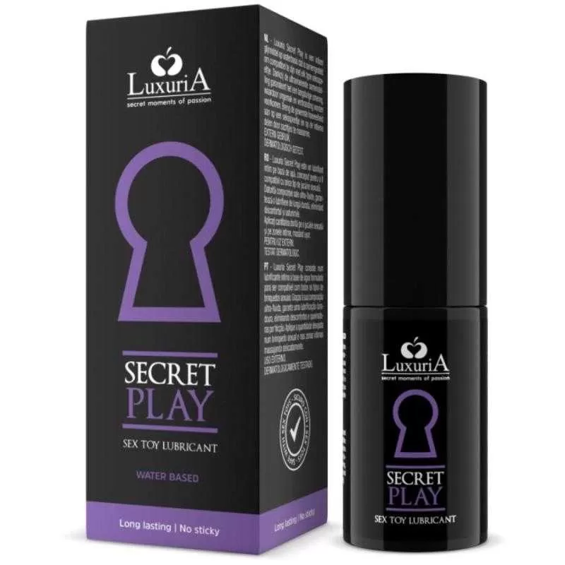 Luxuria lubricante para juguetes secret play 30 ml Luxuria lubricante para juguetes secret play 30 ml