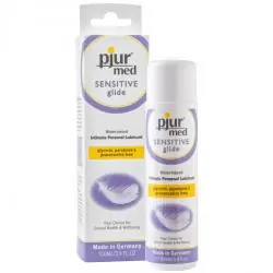 Pjur med sensitive glide lubricante base agua 100 ml