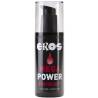 Frasco negro frontal de EROS Mega Power Bodyglide 125 ml con dosificador