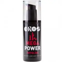 Eros mega power toyglide lubricante silicona sextoys 125ml