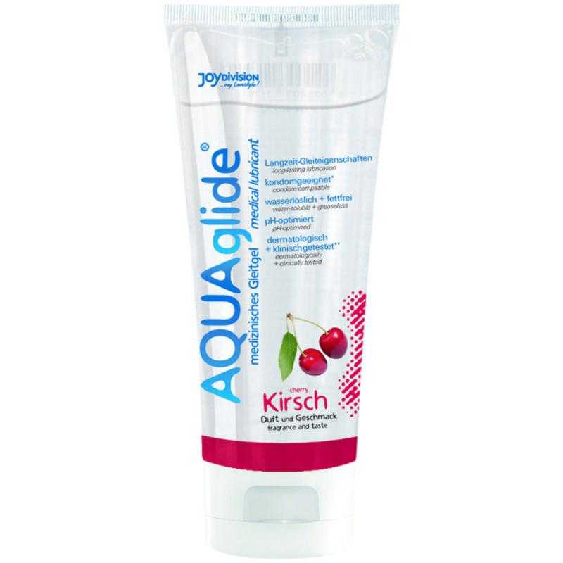 Aquaglide lubricante sabor cereza 100 ml.