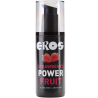 Frasco negro de EROS Power Fruit Fresa 125 ml con fresas y dosificador